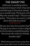 Image result for Pig Wooden Leg Joke