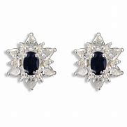 Image result for Genuine Sapphire Earrings