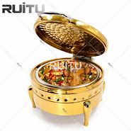 Image result for Gold Chaffing Dishes Catering