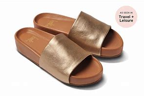 Image result for Mileena Palm Frond Canvas Slide Sandals