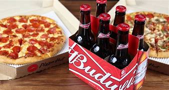 Image result for Pizza Hut Pizza and Beer