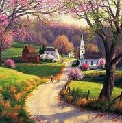 Image result for Spring Evening in the Country