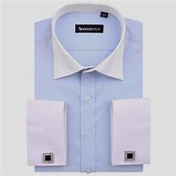 Image result for Blue Dress Shirt White Collar