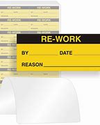 Image result for QC Rework Repair Label Stickers