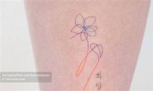 Image result for BTS Flower Tattoo