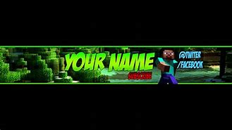 Image result for Free Minecraft YouTube Banner