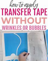 Image result for How to Use Transfer Tape Vinyl