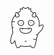 Image result for Cute Monster Line Drawing