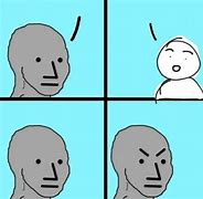 Image result for NPC Wojak Face