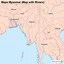 Image result for Rivers in Myanmar Map