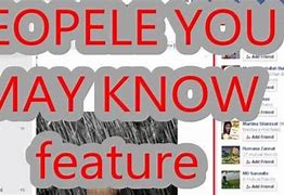 Image result for Peaple You May Know On Facebook