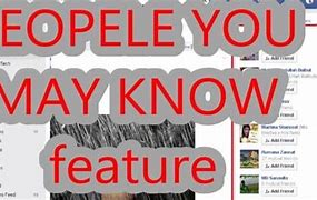 Image result for Facebook People Your May Know