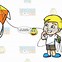 Image result for Boy Flying Kite Clip Art