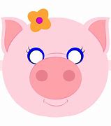 Image result for Pig Face Template