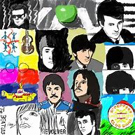 Image result for Beatles Art Collage