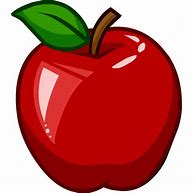 Image result for Red Apple Cartoon Png