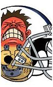 Image result for Funny Football Helmet Stickers