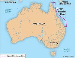 Image result for Great Barrier Reef Australia Map Bleaching