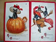 Image result for Old-Fashioned Halloween Postcards