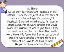 Image result for Qoute About Teacher Feedback