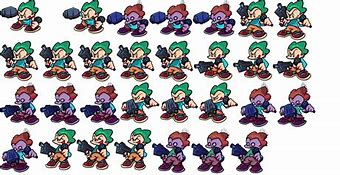 Image result for FNF Pico Gun PNG