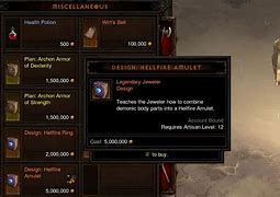 Image result for Hellfire Amulet Diablo 3