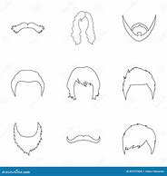 Image result for Beard Outline