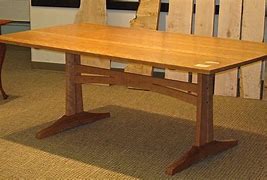 Image result for Trestle Dining Table