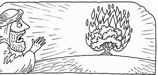 Image result for moses burning bush