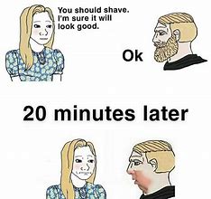 Image result for Trim Beard Meme