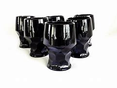 Image result for Black Glass Drinking Glasses