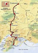 Image result for Alaska Rail Map