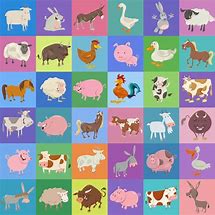 Image result for Cartoon Farm Animal Fabric