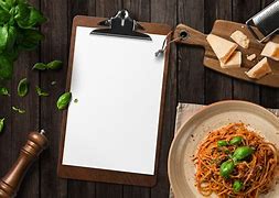 Image result for A3 Menu Mockup