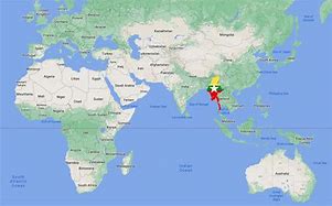 Image result for Myanmar Location