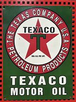 Image result for Texaco Tin Signs