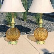 Image result for Amber Glass Lamp Base