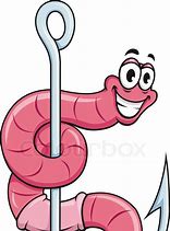 Image result for Fishing Hook Tattoo with Worm Cartoon