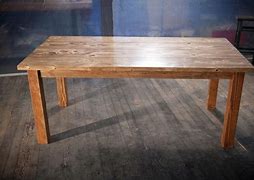 Image result for Farmhouse Solid Wood Dining Table