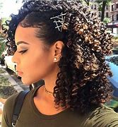 Image result for Curly Hair Bobby Pins