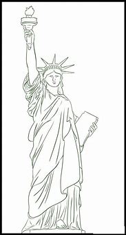 Image result for Statue of Liberty Sketches