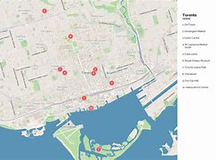 Image result for Map of Tourist Sites in Toronto