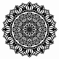 Image result for Unique Mandala Art Designs Black and White