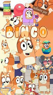 Image result for Bluey and Bingo Pink Wallpaper