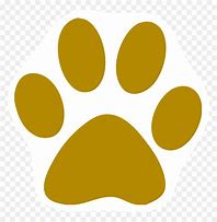 Image result for Gold Paw Print No Background