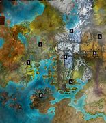 Image result for Map of Guild Wars 2 Cities