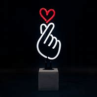 Image result for Neon Finger Heart