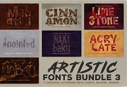 Image result for Artistic Fonts