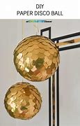 Image result for disco ball craft paper