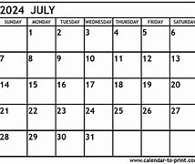 Image result for July 31 Calendar